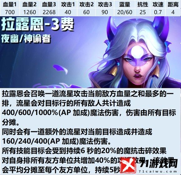 云顶之弈S11拉露恩技能图文一览