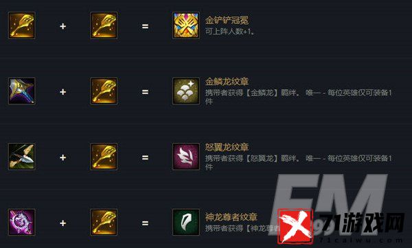 金铲铲之战装备合成表 s7金铲铲合成表一览2022