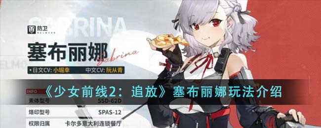 少女前线2追放塞布丽娜玩法攻略介绍
